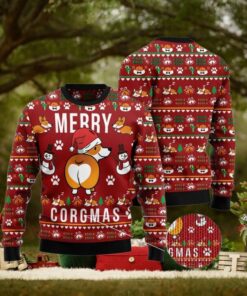 Christmas Corgi Ugly Sweater, Cute Dog Christmas Sweater, Funny Animal Sweatshirt, Family Christmas Shirt, Gift For Corgi Lovers