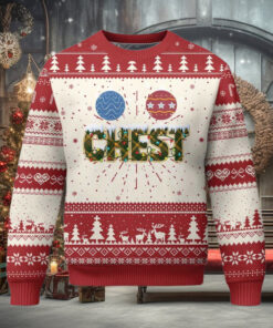Christmas Couples Ugly Christmas Sweater Chestnuts Xmas Matching Family Funny Chest