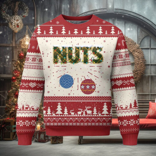 Christmas Couples Ugly Christmas Sweater Chestnuts Xmas Matching Family Funny Nuts