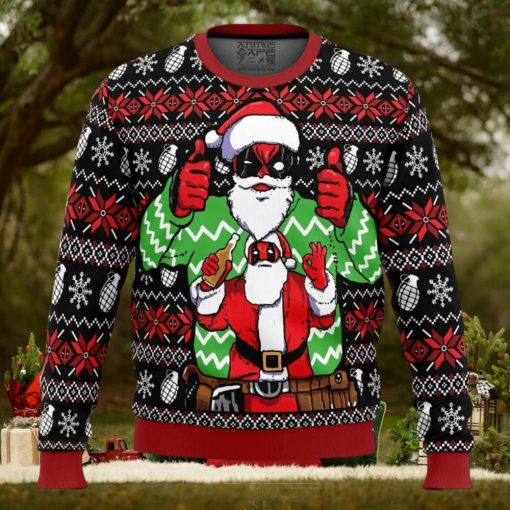 Christmas Deadpool Marvel Ugly Christmas Sweater