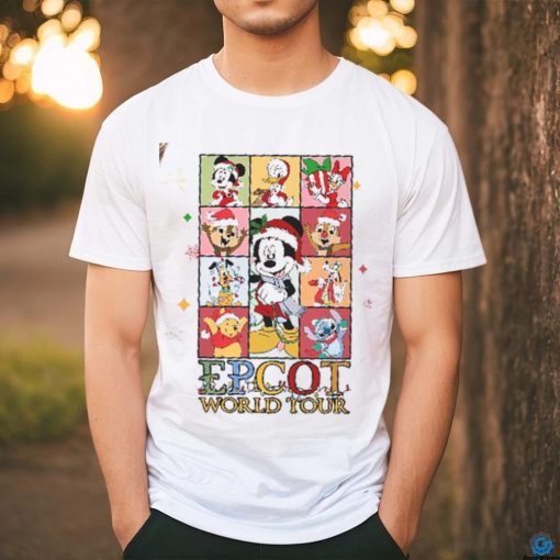 Christmas Disney Epcot World Tour 2 Sides Shirt Mickey And Friends Shirt