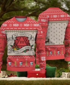 Christmas Dnd Ugly Sweater, Dungeons And Dragons Sweater