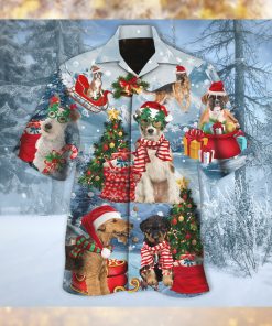 Christmas Dogs Hawaiian Shirt