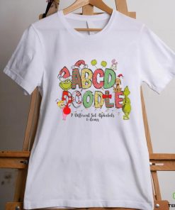 Christmas Doodle Letters and Numbers shirt