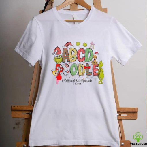 Christmas Doodle Letters and Numbers shirt