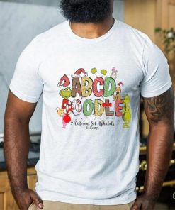 Christmas Doodle Letters and Numbers shirt