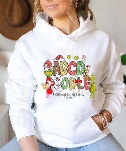 Christmas Doodle Letters and Numbers shirt