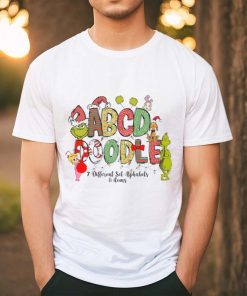 Christmas Doodle Letters and Numbers shirt