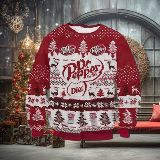 Christmas Dr Pepp.er Diet 3D Ugly Sweater