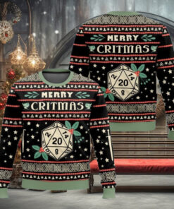 Christmas Dungeons And Dragons Ugly Sweater, Dnd Christmas Sweatshirt, Merry Christmas Sweater, Family Holiday Sweater, Gift For Fan