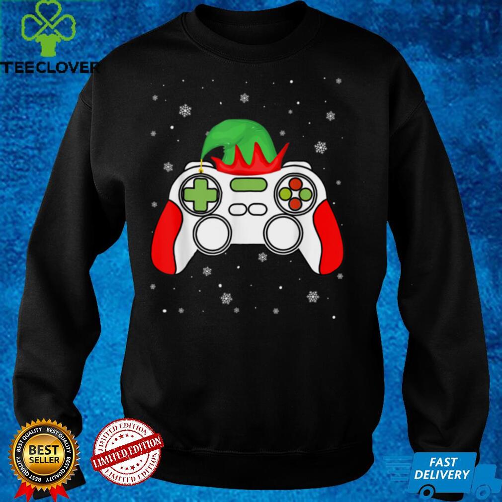 Christmas Elf Gamer Controller Boys Kids Teens Gaming Xmas T Shirt Christmas Elf Gamer Controller Boys Kids Teens Gaming Xmas T Shirt