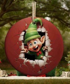 Christmas Elf Sublimation Ornament
