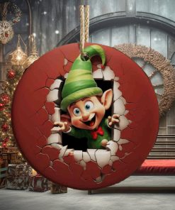Christmas Elf Sublimation Ornament