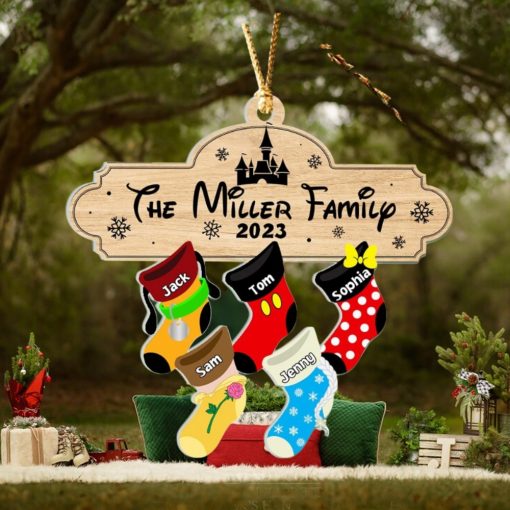 Christmas Family Socks Ornament