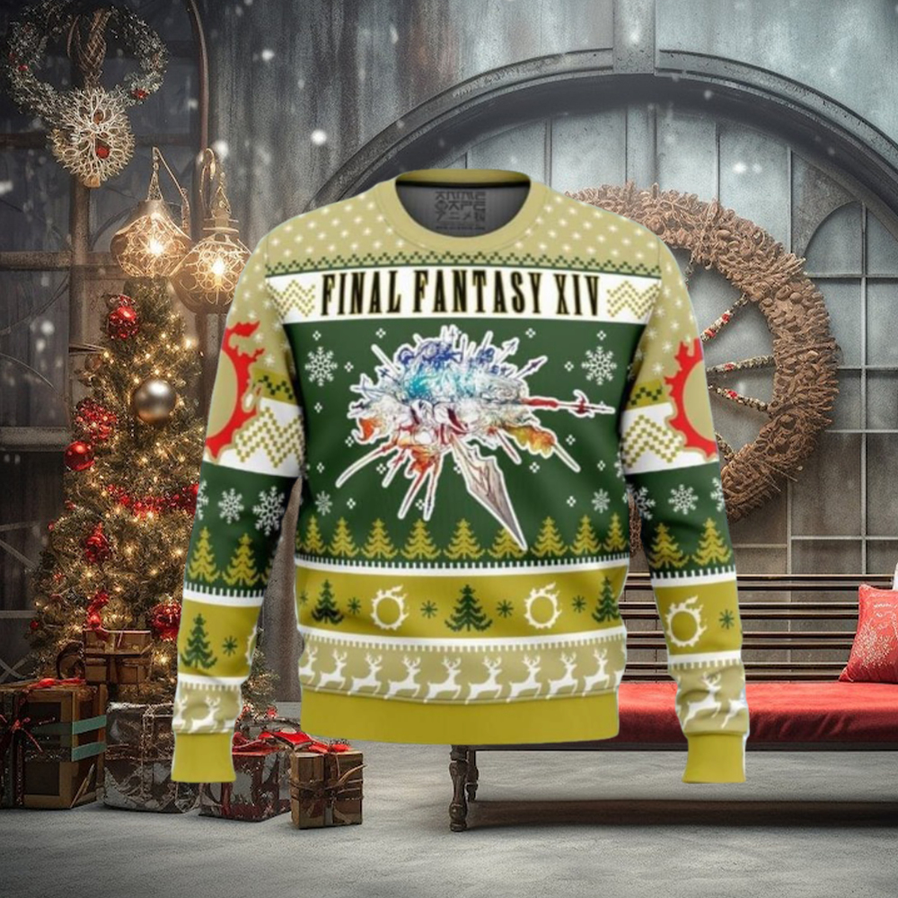 Christmas Fantasy Final Fantasy Xiv Ugly Christmas Sweaters For Men And Women Christmas Fantasy Final Fantasy Xiv Ugly Christmas Sweaters For Men And Women