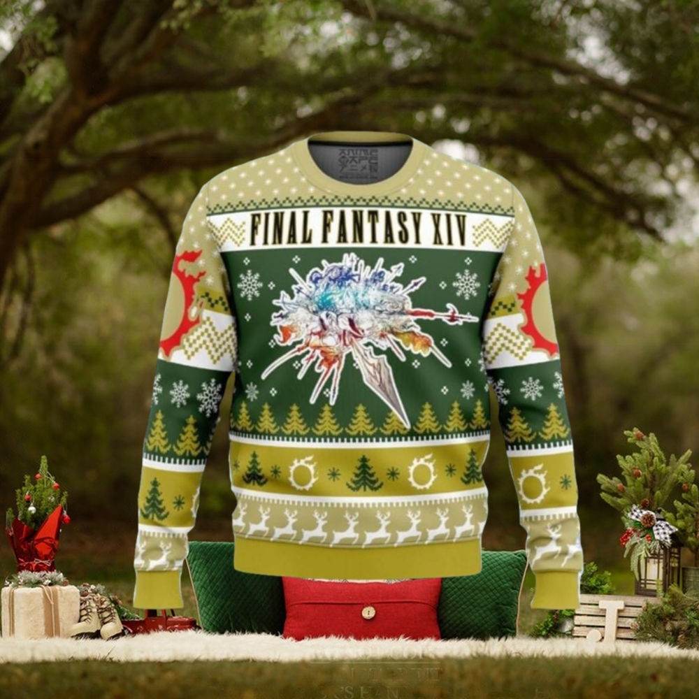 Christmas Fantasy Final Fantasy Xiv Ugly Christmas Sweaters For Men And Women Christmas Fantasy Final Fantasy Xiv Ugly Christmas Sweaters For Men And Women