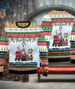 Christmas Farm Animals Truck Ugly Christmas Sweater Gift Knitting Sweater