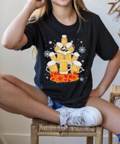Christmas Fir Tree With Beer shirt