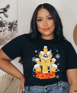 Christmas Fir Tree With Beer shirt