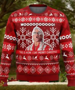 Christmas Flair Pro Wrestling Ugly Christmas Sweater Holiday Party Sweater Christmas Gift