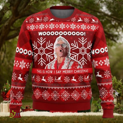 Christmas Flair Pro Wrestling Ugly Christmas Sweater Holiday Party Sweater Christmas Gift