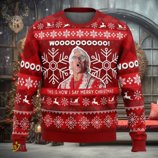 Christmas Flair Pro Wrestling Ugly Christmas Sweater Holiday Party Sweater Christmas Gift