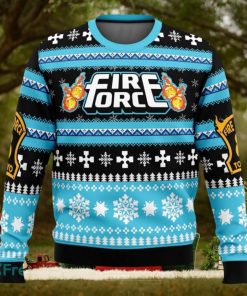 Christmas Flame Fire Force Ugly Christmas Sweaters 3D Super Hot