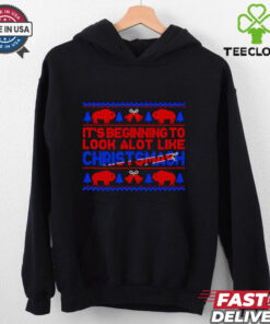 Christmas Football Buffalo Bills it’s beginning to look alot like Christsmash shirt