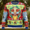 Mery Fismmas Santa Love Fishing Ugly Christmas Sweater
