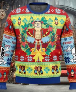 Christmas Franky One Piece Ugly Christmas Sweater 3D Gift Christmas Funny