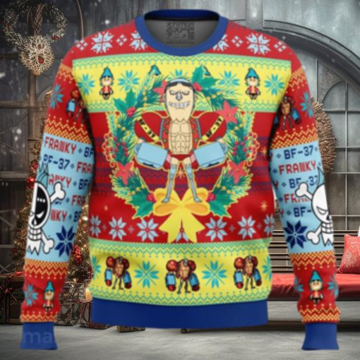 Christmas Franky One Piece Ugly Christmas Sweater 3D Gift Christmas Funny