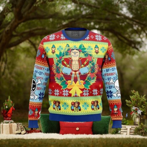 Christmas Franky One Piece Ugly Christmas Sweaters For Men And Women