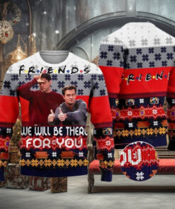 Christmas Friends We Will Be There For You Ugly Sweater, Funny TV Series Shirt, Chandler Bing Xmas Sweater, Christmas Vacation Gift