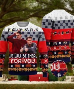 Christmas Friends We Will Be There For You Ugly Sweater, Funny TV Series Shirt, Chandler Bing Xmas Sweater, Christmas Vacation Gift