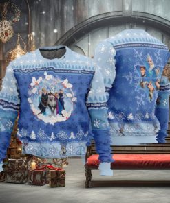Christmas Frozen Disney Best Gift For Family 2024 Ugly Christmas Sweater