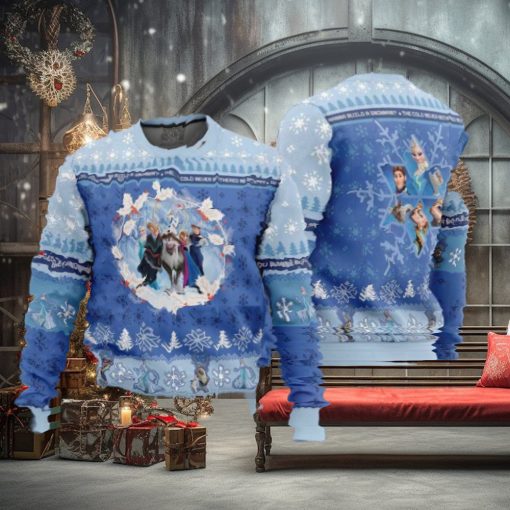 Christmas Frozen Disney Best Gift For Family 2024 Ugly Christmas Sweater