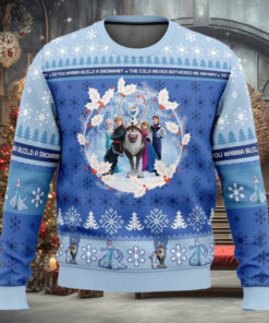 Christmas Frozen Ugly Sweater, Disney Princess Women Sweater, Christmas Elsa Sweatshirt, Disney Family Holiday Sweater, Gift For Fan