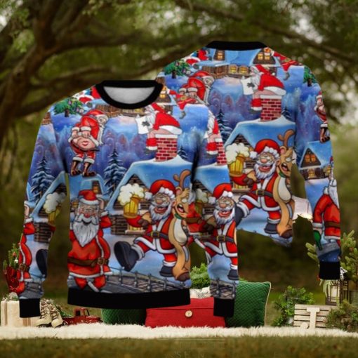 Christmas Fun Cartoon 3D Ugly Christmas Sweater