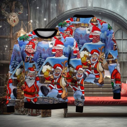 Christmas Fun Cartoon 3D Ugly Christmas Sweater