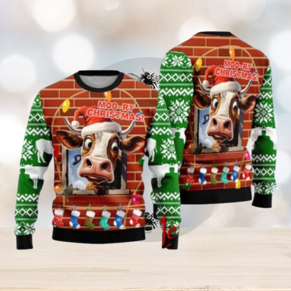 Christmas Funny Cow Ugly Christmas Sweater Gift Knitting Sweater Christmas Funny Cow Ugly Christmas Sweater Gift Knitting Sweater