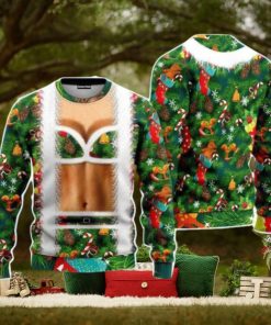 Christmas Funny Faux Bra Suit Christmas Unisex Ugly Sweater