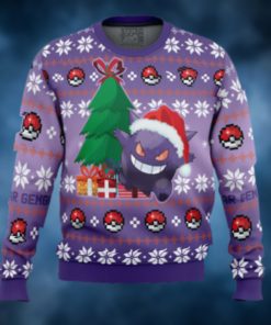 Christmas Gengar Pokemon Ugly Christmas Sweater