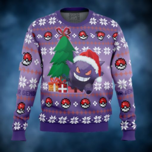 Christmas Gengar Pokemon Ugly Christmas Sweater