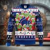 Men And Women Christmas Gift NHL Anaheim Ducks Cute 12 Grinch Face Xmas Day 3D Ugly Christmas Sweater