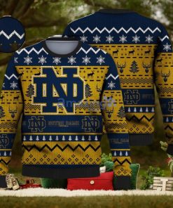 Christmas Gift Notre Dame Fighting Irish Season Ugly Christmas Sweater