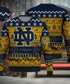 Christmas Gift Notre Dame Fighting Irish Season Ugly Christmas Sweater