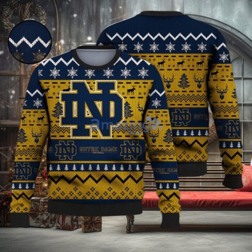 Christmas Gift Notre Dame Fighting Irish Season Ugly Christmas Sweater