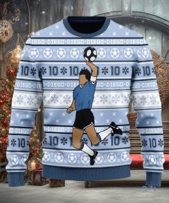 Christmas Gift Number 10 Football Player Men And Women Ugly Christmas Sweater