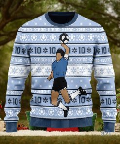 Christmas Gift Number 10 Football Player Men And Women Ugly Christmas Sweater