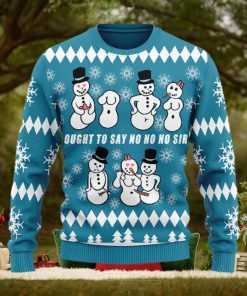 Christmas Gift Ought To Say No No No Sir Men And Women Ugly Christmas Sweater